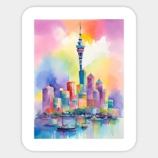 Auckland Skyline Sticker